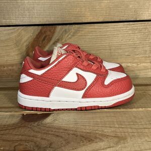 RARE Toddler Size 7C - Nike Dunk Low Retro “White Gypsy Rose” Shoes DC9562-111